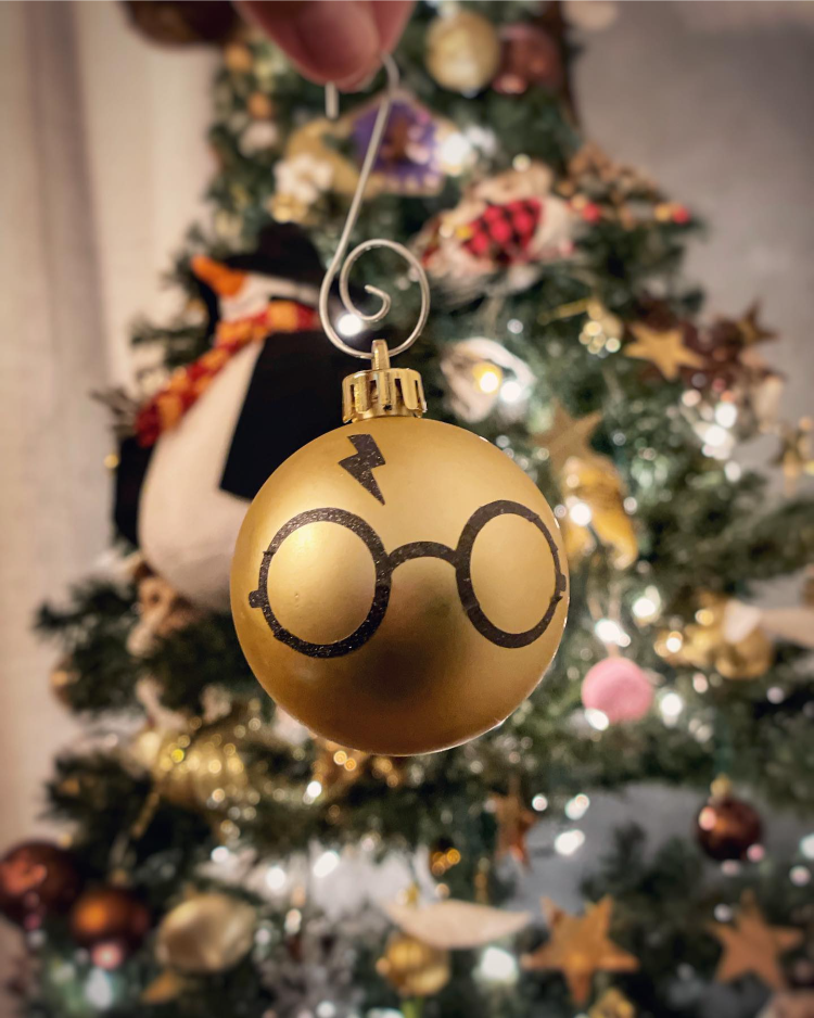 dekoration für harry potter weihnachtsbaum