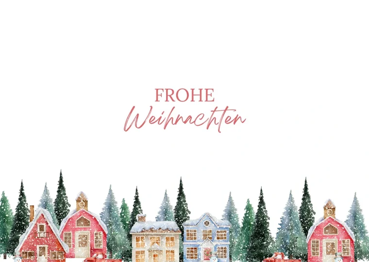 Kostenlose Weihnachtskarten zum Herunterladen, ausdrucken und versenden