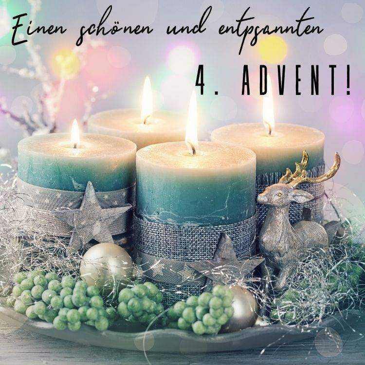 schönen 4. Advent wünschen lustig und nett