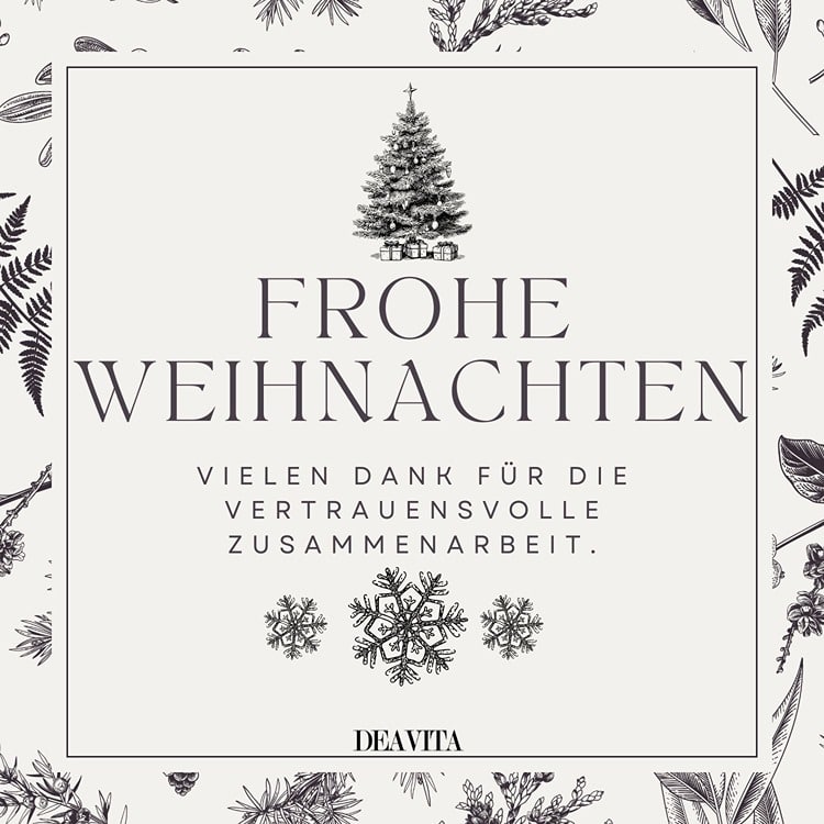 Weihnachtsgrüße an aktuelle und ehemalige Kollegen senden