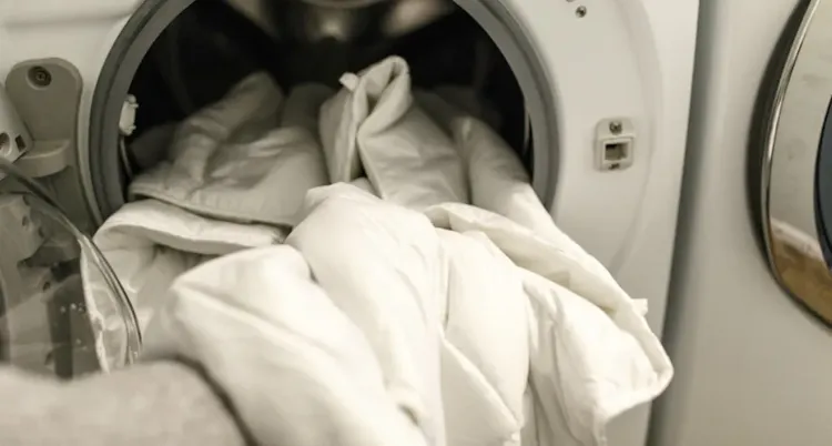 Bettdecke in 7 kg Waschmaschine waschen wie oft Kamelhaar Decke waschen