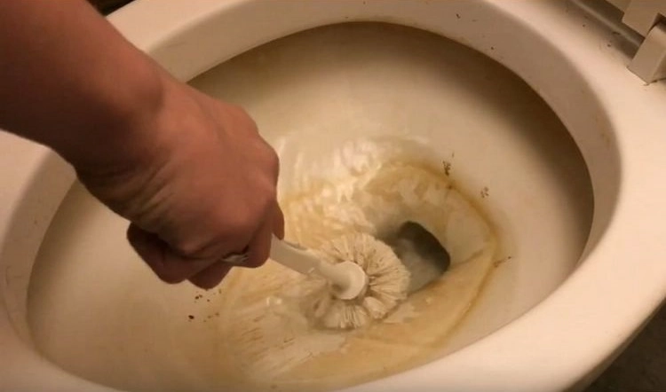 Das sind die Ursachen für harte Wasserflecken in Toiletten