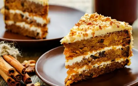 Genießen Sie den leckeren Möhrenkuchen mit Mascarpone zu jeder Jahreszeit