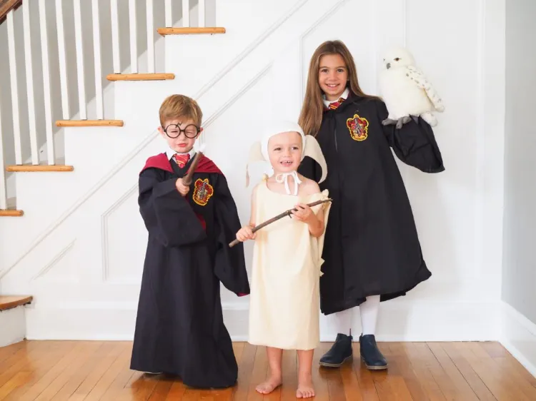 Harry Potter Kostüm selber machen Faschingskostüm für Kinder Ideen
