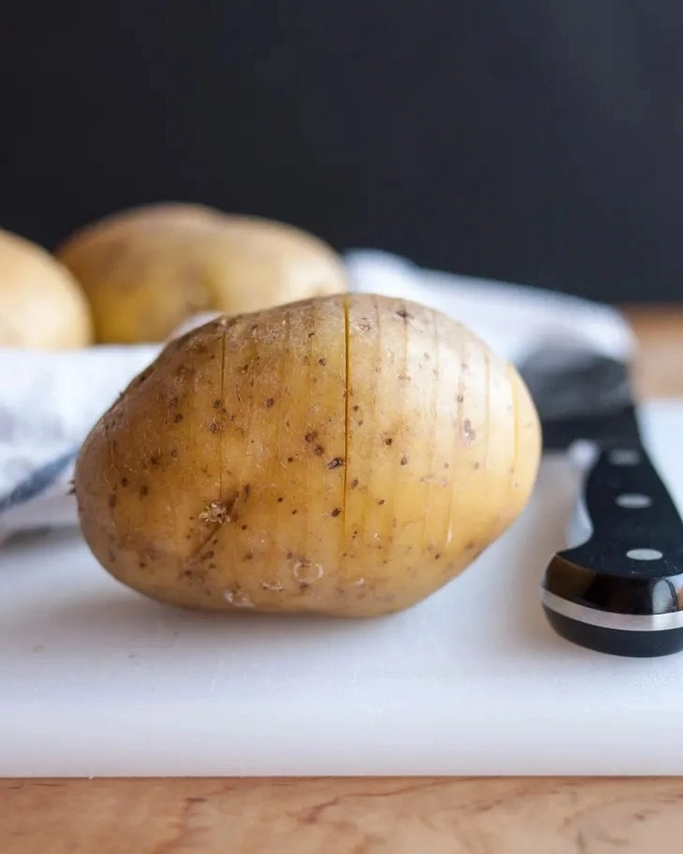 Hasselback Kartoffeln - Tipps zum Schneiden
