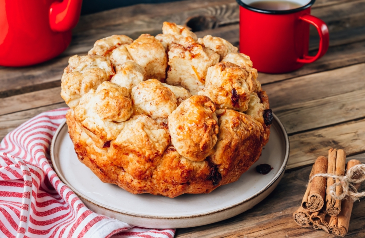 Monkey Bread Rezept - Zimt-Zucker-Hefeteig backen