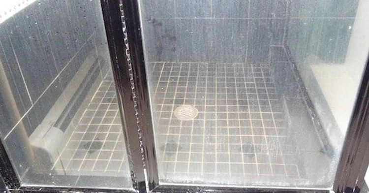 Wasserflecken in der Duschkabine entfernen mit Hausmitteln