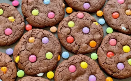 bunte Smarties Kekse einfach Smarties Rezepte Karneval