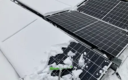 nach starken schneefällen solaranlage reinigen und ihre leistung optimieren