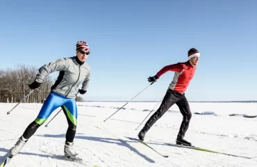 professionell oder als hobby skilaufen durch skigymnastik übungen in form bleiben
