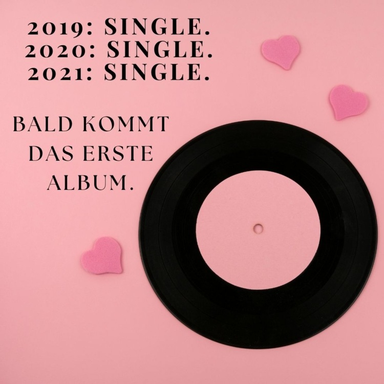 Alle Jahre single, bald kommt das Album heraus