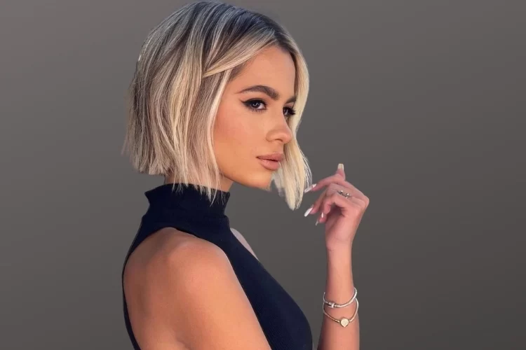 Chunky Bob für feines Haar mit Highlights