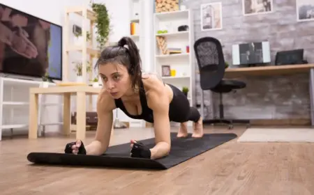 Eigengewicht Ganzkörper Übungen für Zuhause wie lange Plank halten