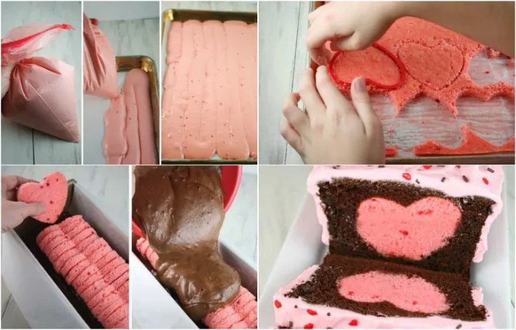 Herzkuchen Rezept einfacher Valentinstag Kuchen in Herzform