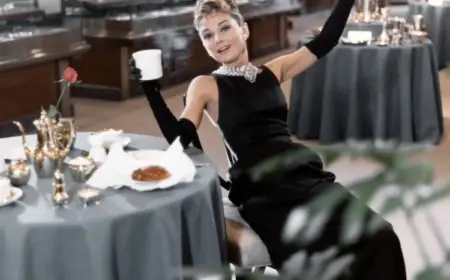 Last Minute Kostüm mit schwarzem Kleid - Audrey Hepburn in Breakfast at Tiffany's
