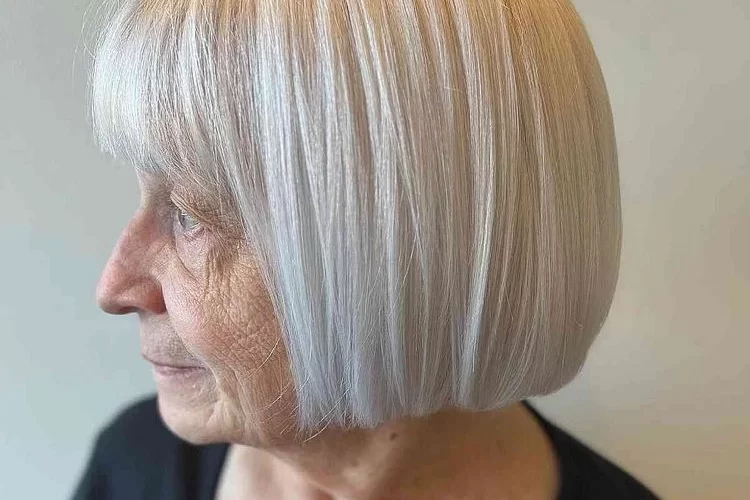 Schicke Haarschnitte für ältere Damen - traditioneller Bob