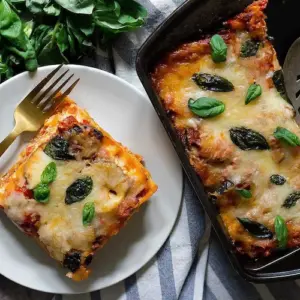 Selbstgemachte Lasagne mit Wurzelgemüse und 3 Käsen oder Rosenkohl kann so köstlich sein