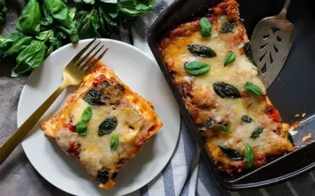 Selbstgemachte Lasagne mit Wurzelgemüse und 3 Käsen oder Rosenkohl kann so köstlich sein