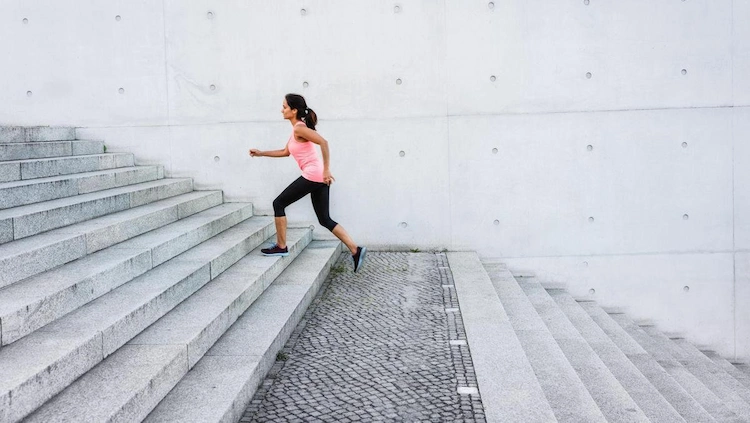 anstatt von fittnesstraining im freien die treppen steigen und gewicht verlieren