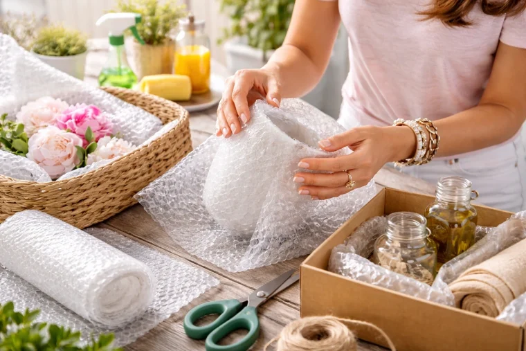 Clevere Luftpolsterfolie-Tricks für Haushalt, Garten und Deko