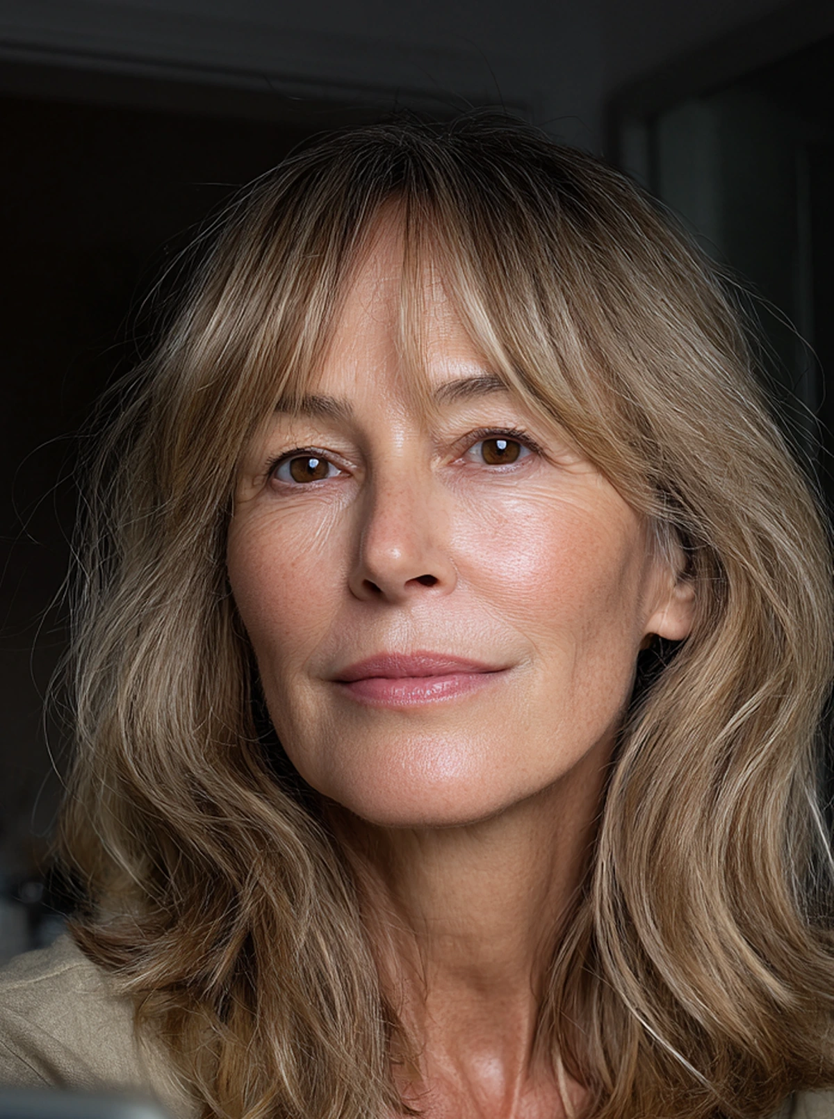 fransiger birkin pony für mittellanges haar – zeitlos und unkompliziert