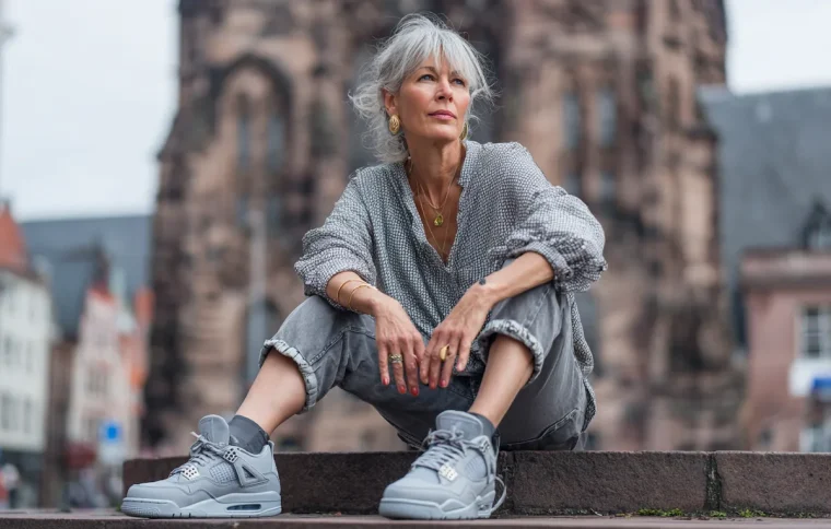 ice blue sneakers trends mit jeans kombinieren