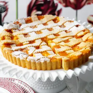 italienische crostata di marmellata Originalrezept Aprikosenmarmelade selber machen