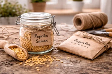 Paprikasamen müssen richtig gelagert werden, um keimen zu können