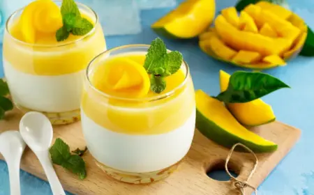 schnelle Desserts im Glas Mango Dessert mit Mascarpone