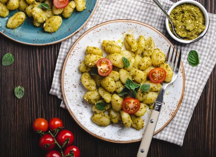 schnelle Gerichte Abendessen vegane Gnocchi Rezept