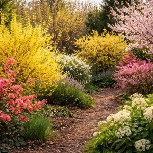 Welche Sträucher blühen im März in Gelb, Rosa und Weiß