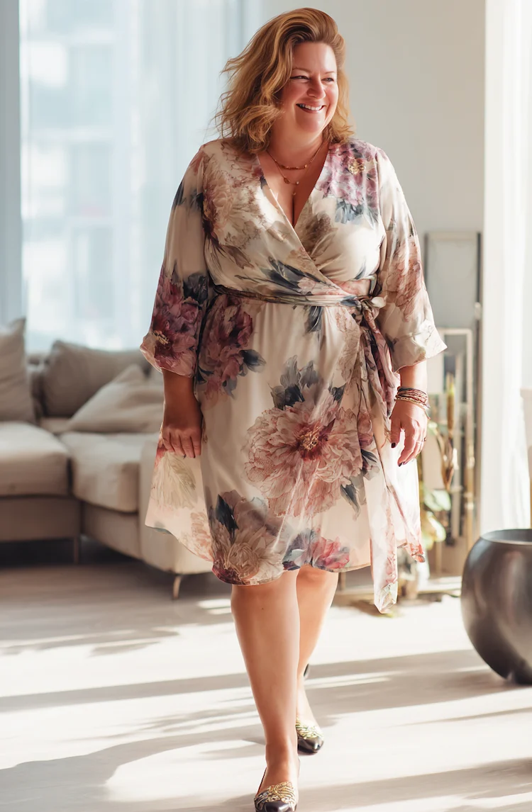 Wickelkleid Bauch kaschieren nützliche Tipps