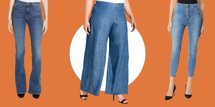 Hosen und Jeans mit hoher Taille sorgen für eine glatte Silhoutte