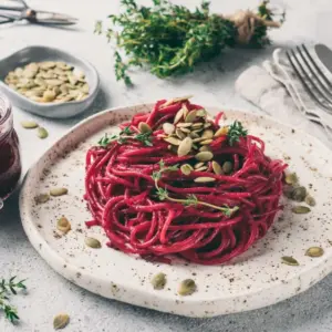 Rote Bete Rezepte Pink Pasta Rezept schnelle Gerichte Abendessen