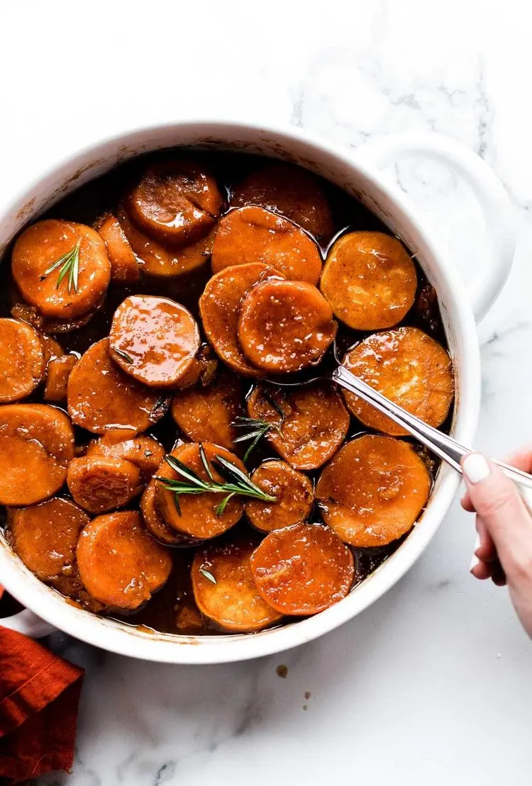 Schmackhafte, kandierte Süßkartoffeln selber zubereiten