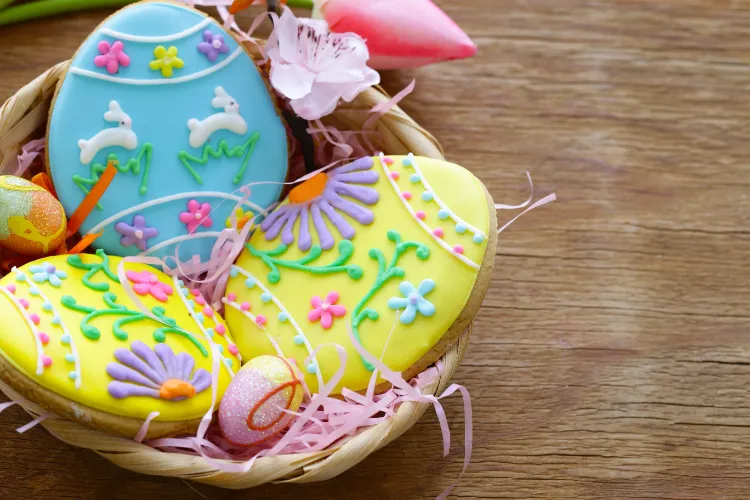 easy easter eggs places recipe crispy easter cookies with sugar icing