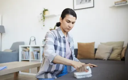 helles microfaser sofa reinigen speckig möbel richtig pflegen tipps