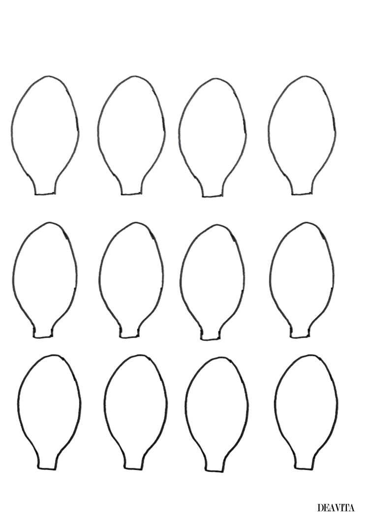 krokusse basteln vorlage kinder