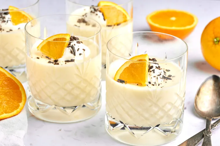 rezept orangencreme mit sahne und mascarpone winter dessert im glas