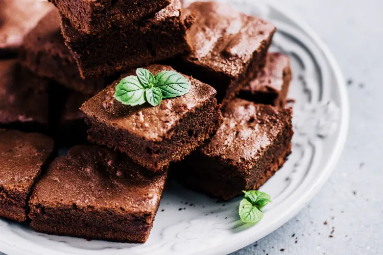 vegane Brownies 3 Zutaten schnelle Desserts ohne Backen
