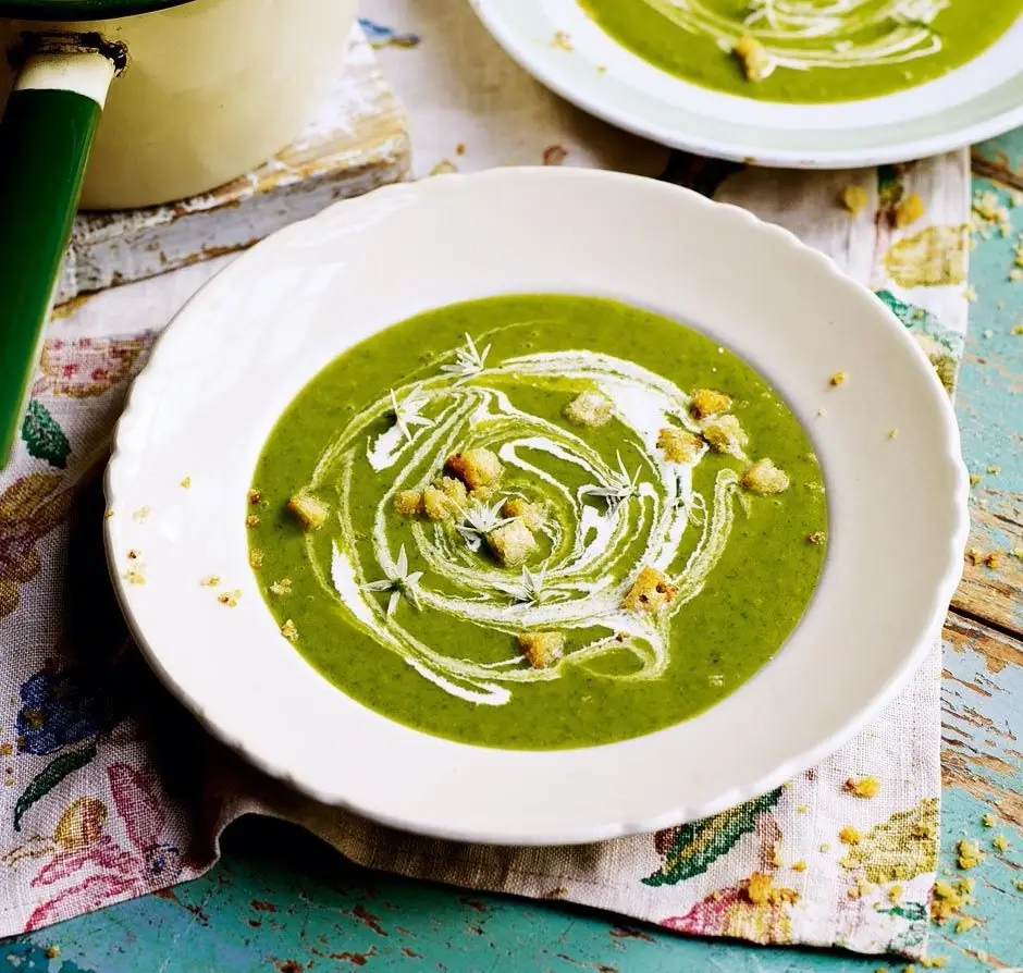 bärlauch kartoffel suppe mit croutons einfaches rezept selber machen