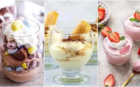 Einfache Desserts im Glas zu Ostern schnell zubereiten