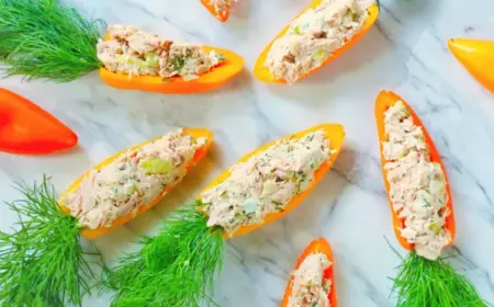 gefüllte paprika mit frischkäse schnelle und einfache vorspeisen für ostern