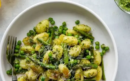 Gnocchi mit grünem Spargel - einfaches Rezept