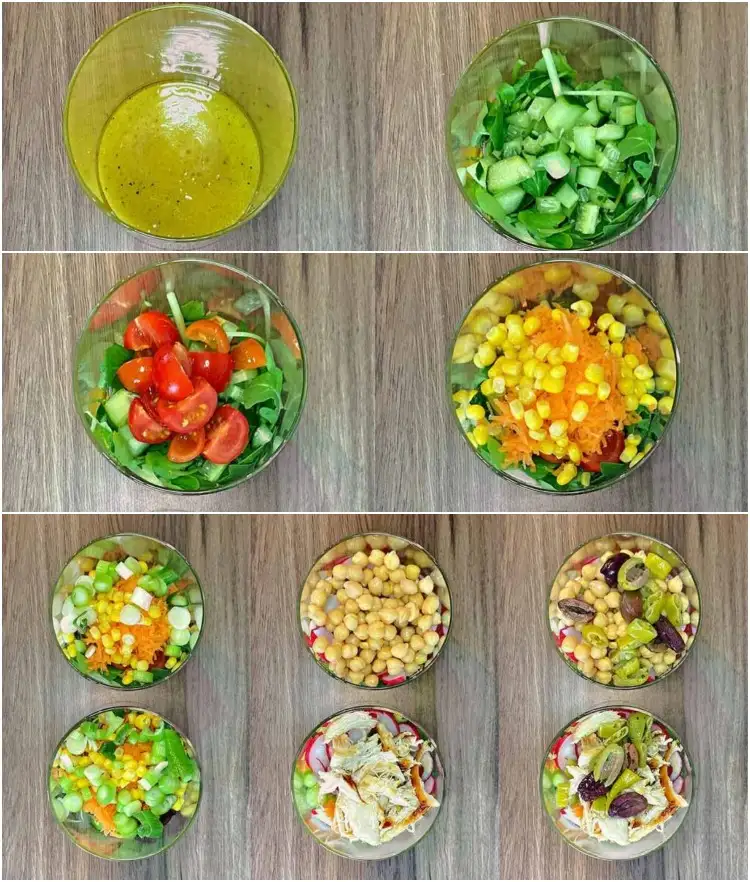 kalte vorspeisen im glas am vortag zubereiten rezept für salat