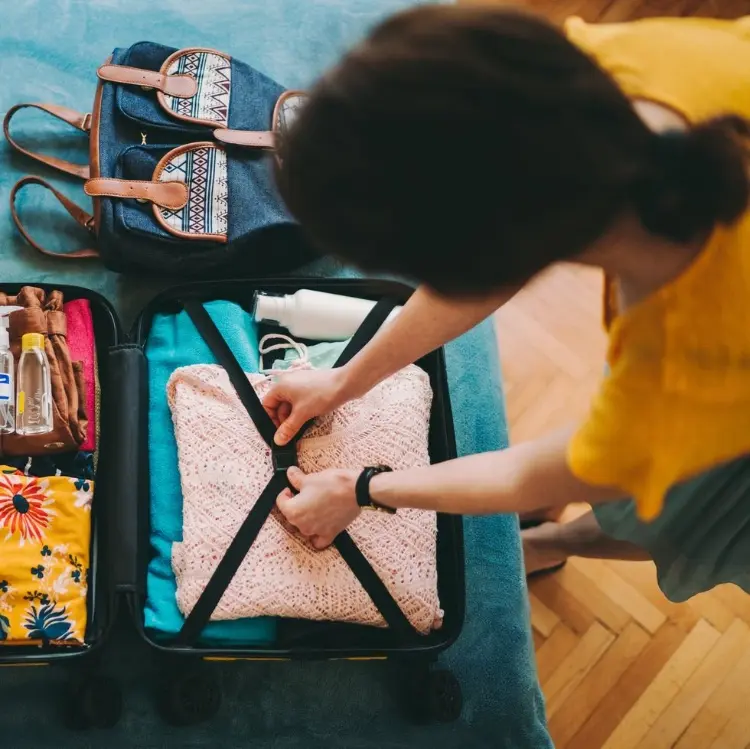 koffer knitterfrei packen für urlaub tricks