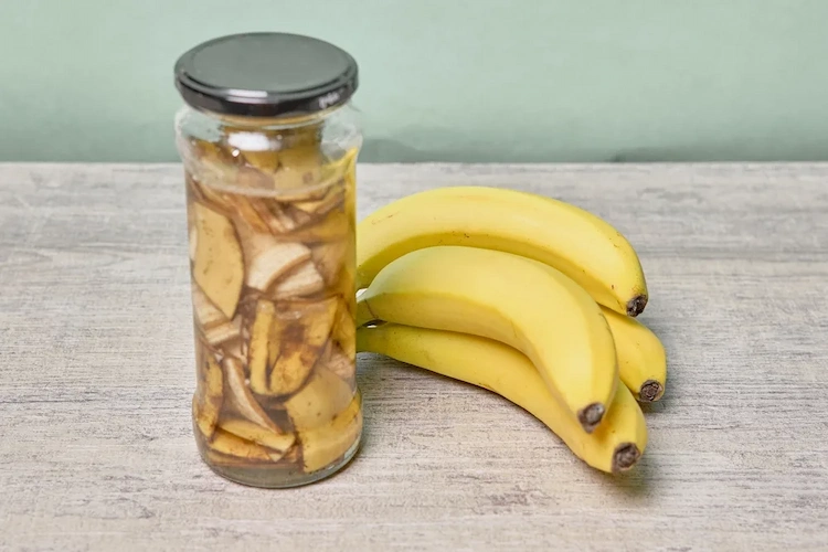 Natürlichen Dünger aus Bananenschalen selber herstellen