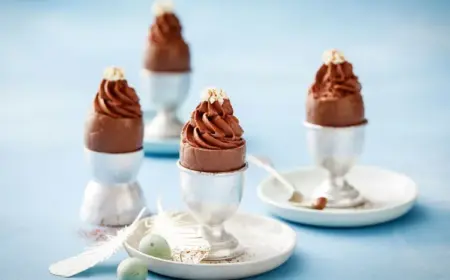 osterschokolade verwerten ideen schneller schokomousse rezept