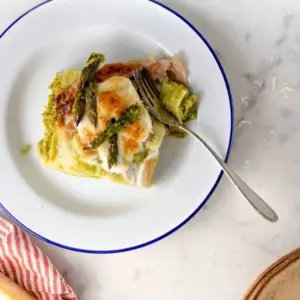 Spargel-Lasagne mit Schinken - köstliches Rezept