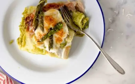 Spargel-Lasagne mit Schinken - köstliches Rezept